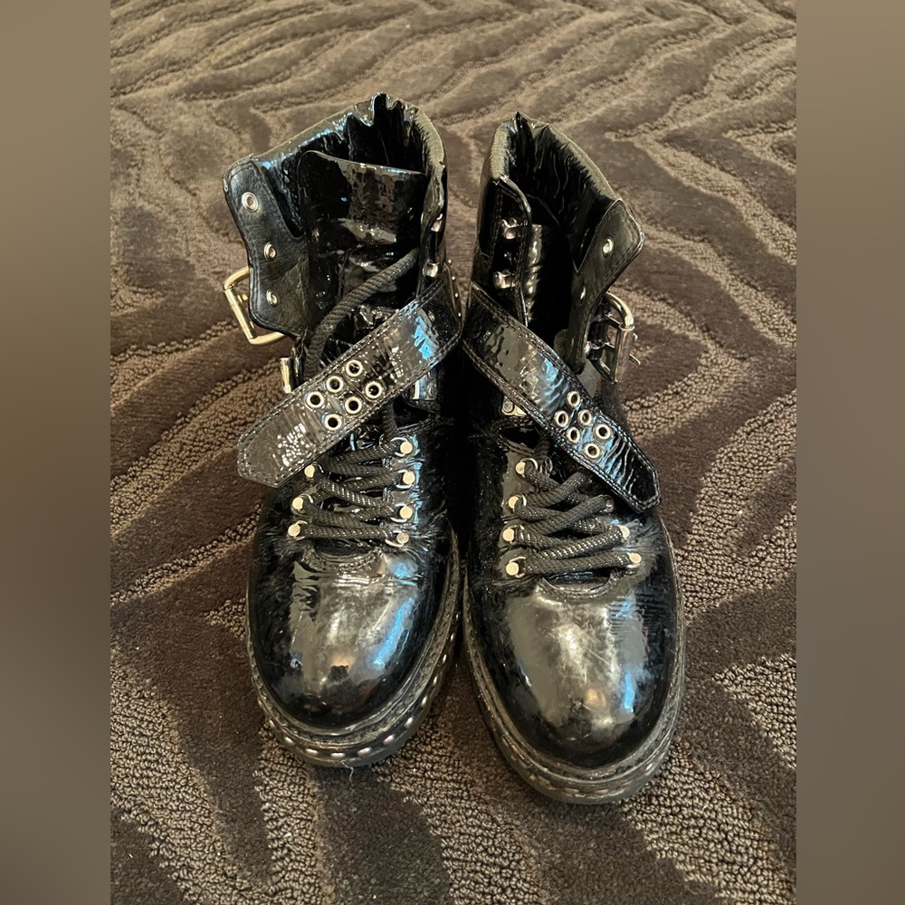 Jeffrey Campbell Studded Combat Boots from LF